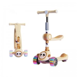 遛遛车3-12岁男女宝宝可坐可单脚滑行的儿童玩具车儿童滑板车