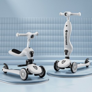 小童滑板车宝宝可坐可推可滑行婴幼儿多种功能滑行车0-3-6岁遛娃车