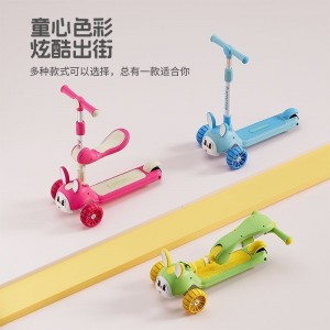 New children&#039;s scooters 1-3-6-10 year old baby boys and girls toys can ride scooters scooters