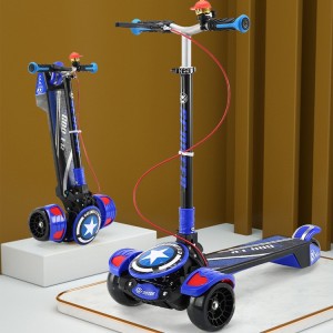 New large kids scooter big kid scooter three four wheel adult scooter foldable