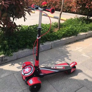 New large kids scooter big kid scooter three four wheel adult scooter foldable