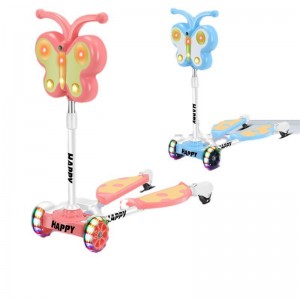 儿童滑板车蛙式2-6-12岁以上男女小孩四轮闪光宝宝双脚踏板剪刀车