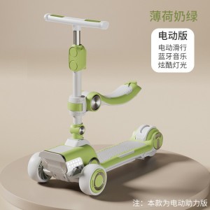 Children&#039;s scooters, medium and large children&#039;s, rechargeable electric scooters, foldable, wider and larger, multi-functional scooters
