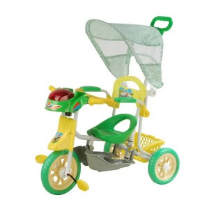 塑料三轮车儿童自行车/婴儿三轮车/儿童三轮自行车带蓬卡通三轮车