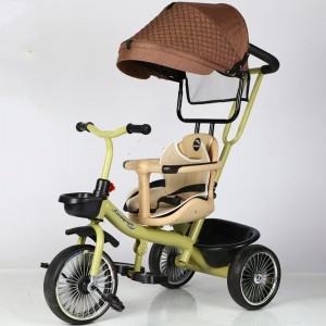 儿童三轮车脚踏车婴儿手推车座椅遛娃儿童推车脚踏车