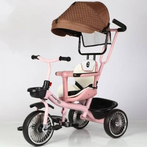 儿童三轮车脚踏车婴儿手推车座椅遛娃儿童推车脚踏车