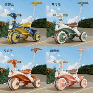 儿童三轮车脚蹬车小孩脚踏车滑行车婴儿推车宝宝玩具车溜溜车