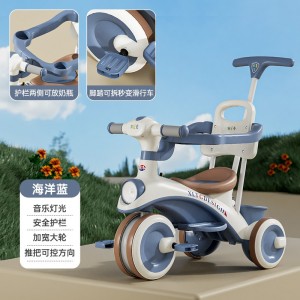 儿童三轮车脚蹬车小孩脚踏车滑行车婴儿推车宝宝玩具车溜溜车