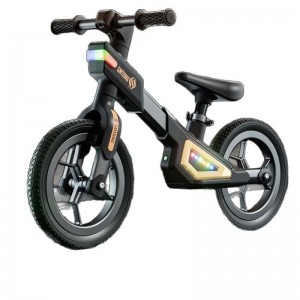 Children&#039;s balance bike, no pedals, 2-3-68 year old baby riding scooter, boys and girls, bicycle with music and light