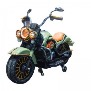 新款儿童电动车摩托车 潮流儿童车辅助轮防侧翻小孩玩具摩托车