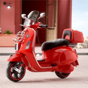 12v时尚电动儿童玩具婴儿MP3电池驱动三轮车带灯设计时尚骑摩托车