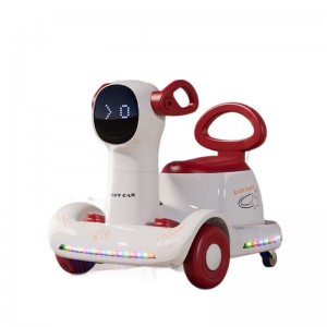 New children&#039;s electric motorcycle rechargeable dual-drive balance scooter four-wheel seated remote control drift spinning car