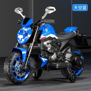 新款儿童电动摩托车三轮车小孩玩具车可坐人宝宝充电童车