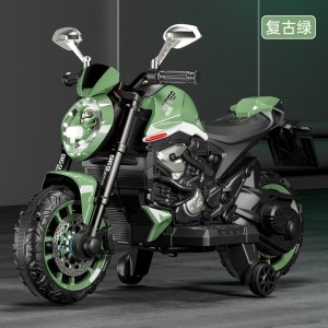 新款儿童电动摩托车三轮车小孩玩具车可坐人宝宝充电童车