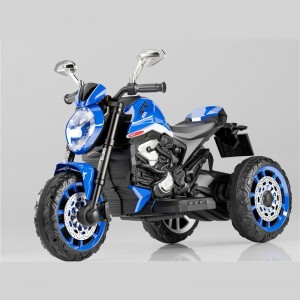 新款儿童电动摩托车三轮车小孩玩具车可坐人宝宝充电童车