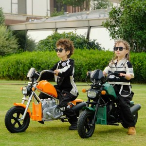 新款儿童电动车摩托车两轮越野卡丁车玩具儿童电动摩托车