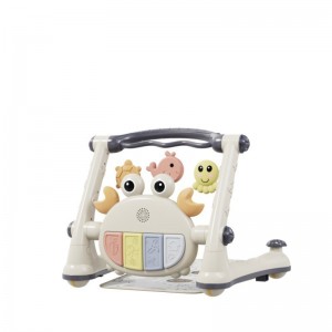 男女宝宝学步车脚踏钢琴健身架车新生儿多种功能玩具车益智早教玩具
