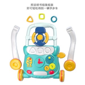Baby walker, multi-function, anti-O-leg, anti-rollover, baby walker, children&#039;s stroller toy