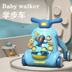 New walker multi-function music light stroller anti-rollover with weight gain water tank adjustable speed walker