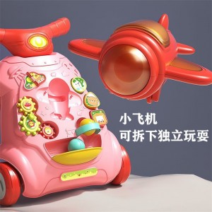 New walker multi-function music light stroller anti-rollover with weight gain water tank adjustable speed walker