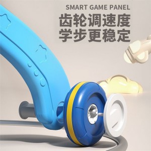 New walker multi-function music light stroller anti-rollover with weight gain water tank adjustable speed walker