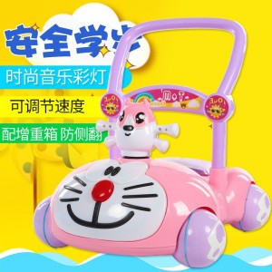 厂家直供婴儿学步车多种功能儿童助步车手推车音乐灯光玩具车可调速