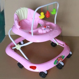 蓝色婴儿行者学步车方盘学步车防O型腿防侧翻儿童玩具车