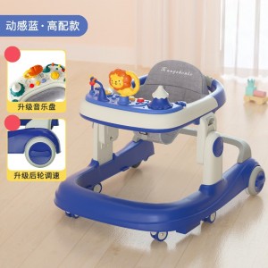 婴儿学步车防O型腿防侧翻宝宝多种功能助步车手推可坐walker