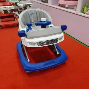 婴儿学步车防o型腿多种功能防侧翻一岁宝宝可坐助步车方盘学步车