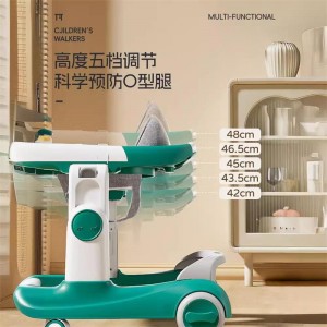 婴儿学步车防O型腿多种功能防侧翻男女宝宝助步学走路车早教玩具车