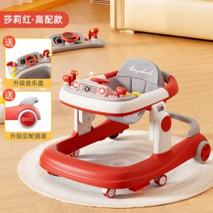 婴儿学步车防O型腿多种功能防侧翻男女宝宝助步学走路车早教玩具车