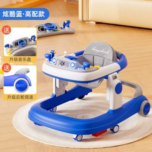 婴儿学步车防O型腿多种功能防侧翻男女宝宝助步学走路车早教玩具车