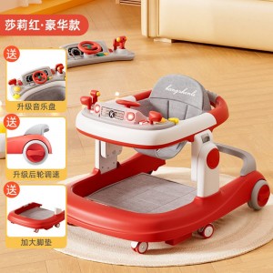 婴儿学步车防O型腿多种功能防侧翻男女宝宝助步学走路车早教玩具车