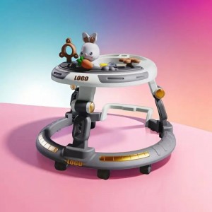 婴儿学步车二合一儿童新生儿学步车音乐多种功能带轮子折叠学步车