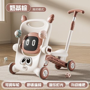 儿童学步车婴儿手推车宝宝滑板车八合一多种功能助步车小推车玩具车