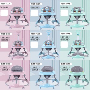 学步车防O型腿婴儿多种功能手推车宝宝可坐可推防侧翻学行车起步车