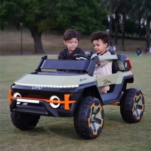 儿童越野车大款双座四轮汽车1-8岁男女小孩玩具遥控四驱电动汽车