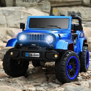 儿童电动车可坐人宝宝遥控玩具车四轮电瓶汽车小孩自驾越野车童车