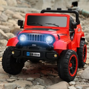 儿童电动车可坐人宝宝遥控玩具车四轮电瓶汽车小孩自驾越野车童车