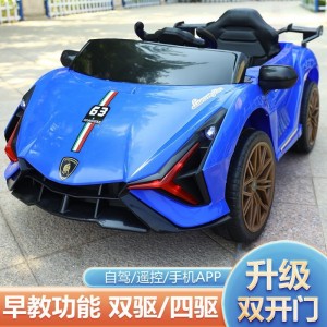 大款儿童电动车四轮遥控汽车1-6岁男女宝宝玩具车4轮充电可坐人