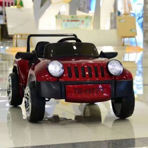 儿童电动汽车可坐人摇摆小孩童车双驱动遥控早教宝宝玩具车