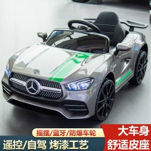 儿童电动车四轮汽车遥控玩具车可坐人小孩婴儿带摇摆宝宝童车