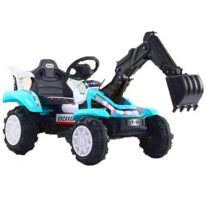 Seated sand bulldozer construction vehicle remote control toy car children&#039;s electric excavator with light and music