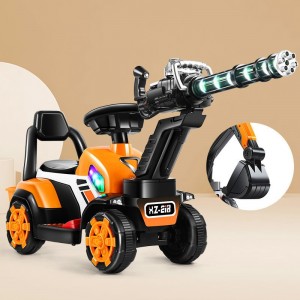 儿童多功能水弹车 可坐可骑水弹车 男孩超大号儿童电动水弹车