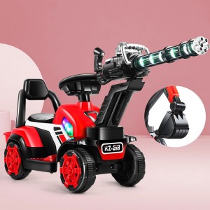 儿童多功能水弹车 可坐可骑水弹车 男孩超大号儿童电动水弹车