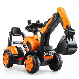 Construction vehicle, boy, toy car, can seat, large, can ride, excavator, electric excavator, children&#039;s excavator