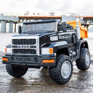 越野翻斗车可坐人 男女宝宝电动遥控四驱工程车儿童电动车