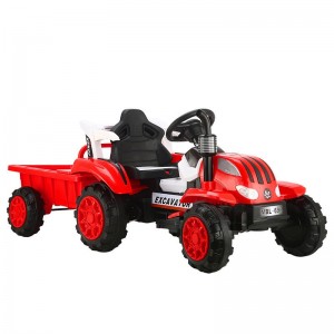 电动玩具车可坐人带斗双驱小孩宝宝汽车四轮超大号充电儿童拖拉机