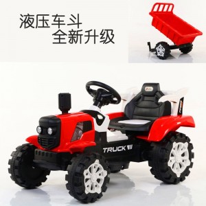 Large electric internet celebrity hand tractor toy car can seat 3-10 year old children&#039;s toy tractor