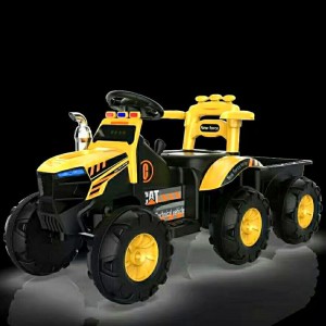 Children&#039;s electric excavator, can seat man, boy, off-road vehicle, excavator, construction vehicle, hook machine, rechargeable toy car